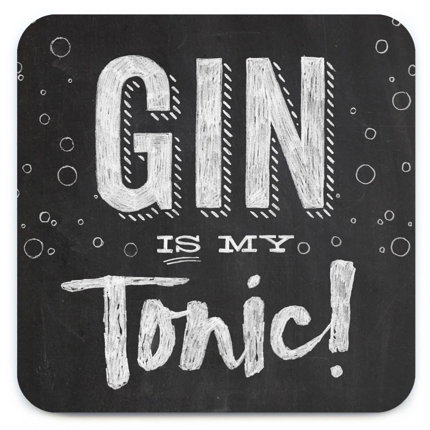 Brainbox Candy – wholesale Coasters – Funny Gift - Gin Is My Tonic Coaster By Brainbox Candy0