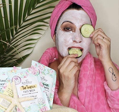 Bella & Bear - Wholesale Skincare face mask - Tropics Face Mask - Vegan & Cruelty-Free Mini | Travel 1