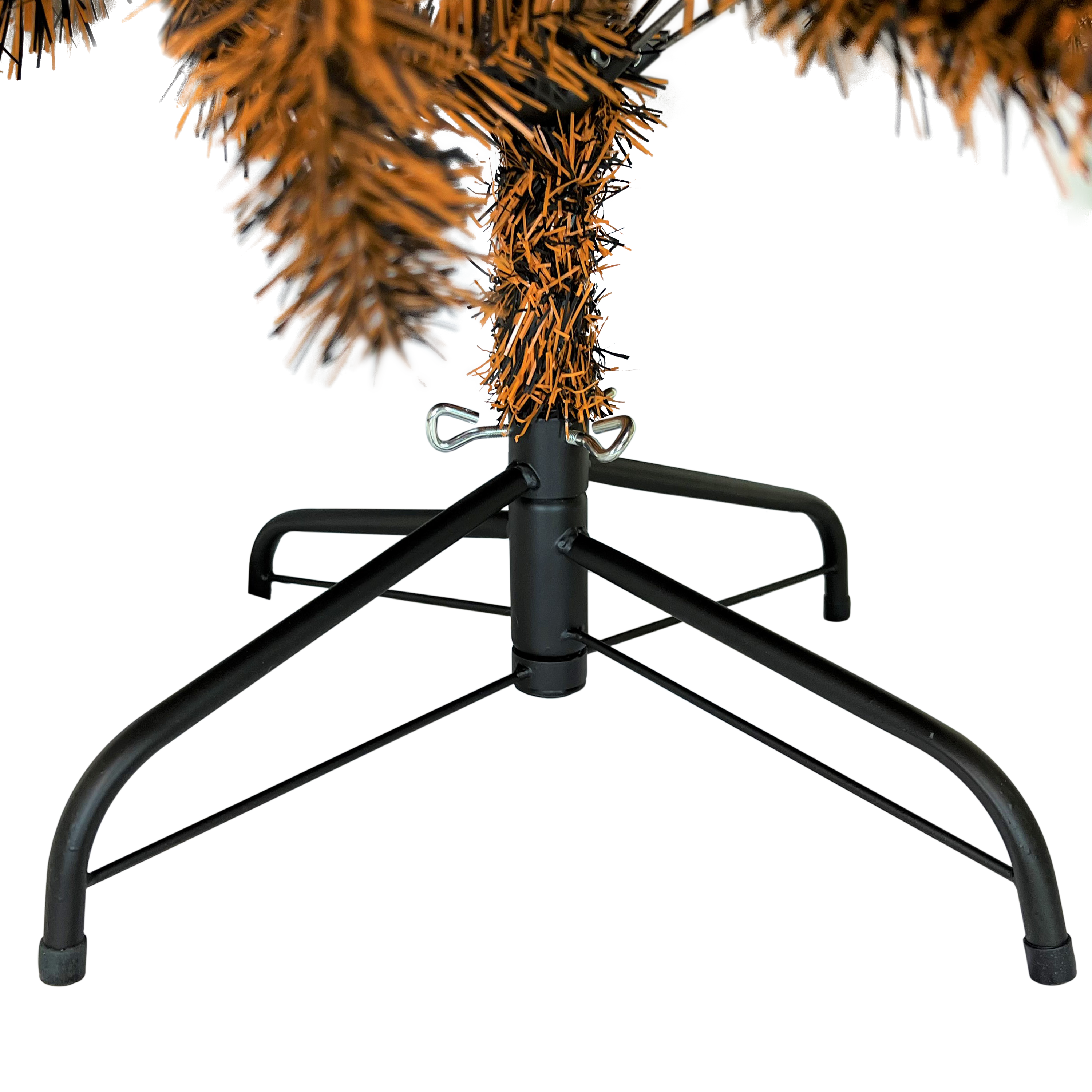 Tree Buddees – wholesale Artificial Christmas tree – 30% Off Sale! - Black and Orange Halloween / Fall Colored Christmas Tree 6 Feet Tall2