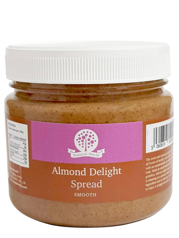 Nutural World – Almond Delight Spread – Smooth -1kg for wholesale by Nutural World