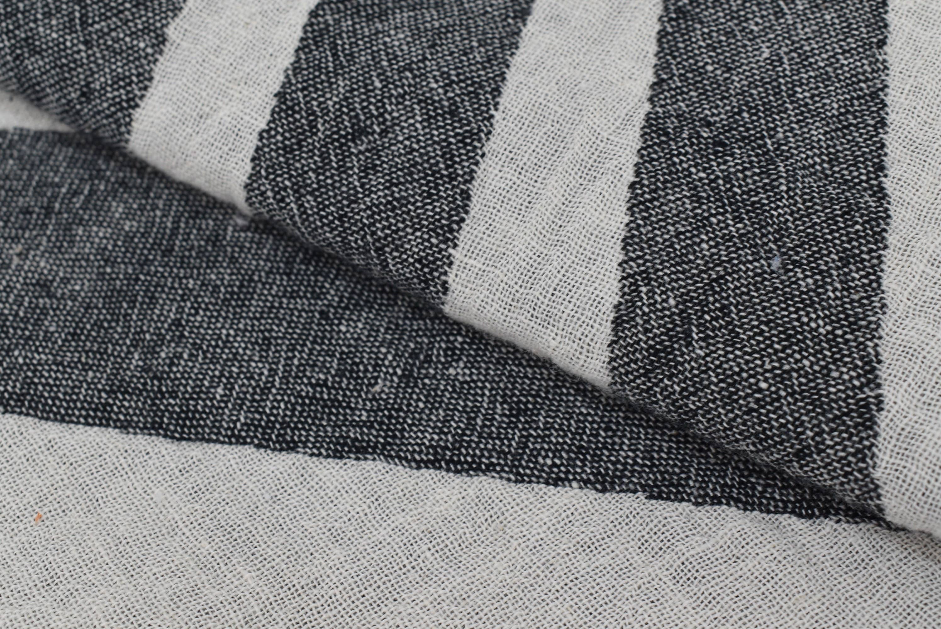 Organic Turkish Towels - Wholesale Picnic Blanket - Black Turkish Towel, Elegant Picnic Blanket4