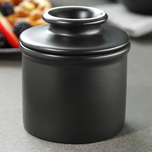 The Original Butter Bell® Crock - Wholesale Butter Dish - The Original Butter Bell® Crock - Retro Ebony Matte3