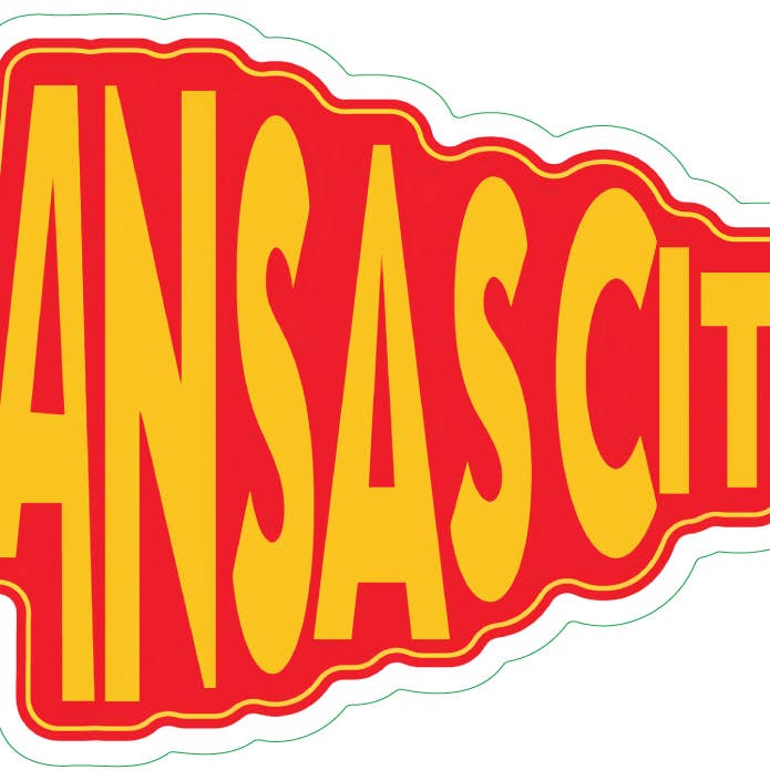 KANSAS CITY ARROWHEAD - STICKER for wholesale by BRiGHT SPoT