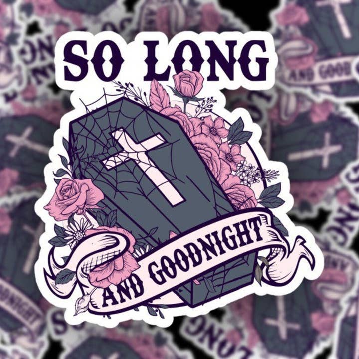 Pretty Toxic Stickers - Wholesale Sticker - Emo My Chemical Romance Sticker- So Long Goodnight - Helena