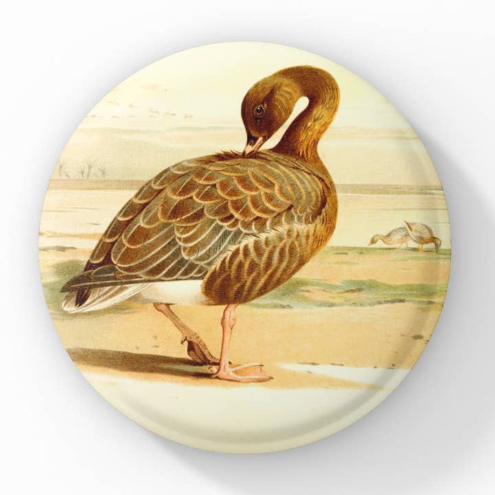 Pink Footed Goose Pin, Goose Keychain, Goose Magnet for wholesale by NatureCuts