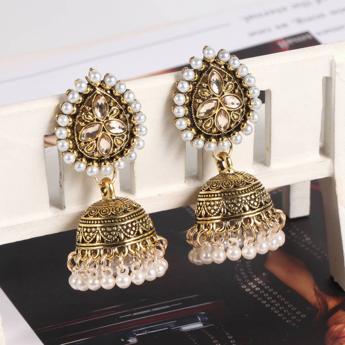 ACCITY - Wholesale Dangle Earrings - HANDMADE TASSEL BELL STYLE EARRINGS_CWAJE22404