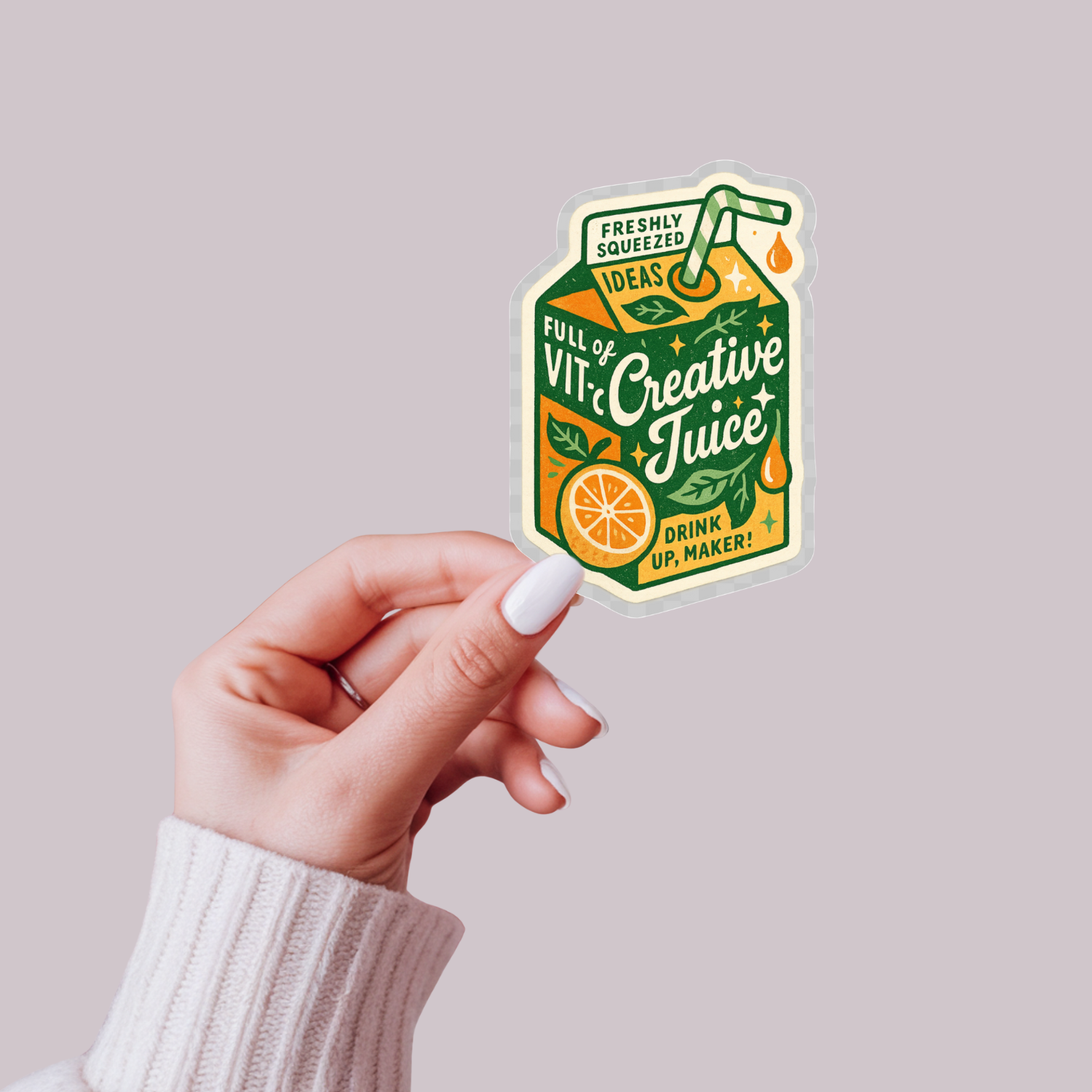 inviting affairs paperie – Engroshandel Klistermærke – Drik op, skaber! Kreativ juice klistermærke1