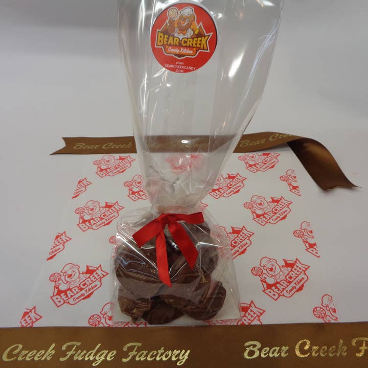 Bear Creek Candy Kitchen - Wholesale Chocolate-covered sweets - ✨Milk Chocolate Vanilla Caramels🍫1/2 LB Bags3