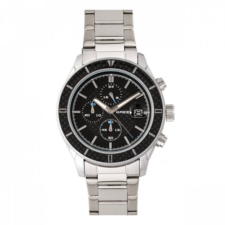 Breed - Wholesale Wrist Watch - Men's - Breed Maverick Chronograph Bracelet Watch with Date