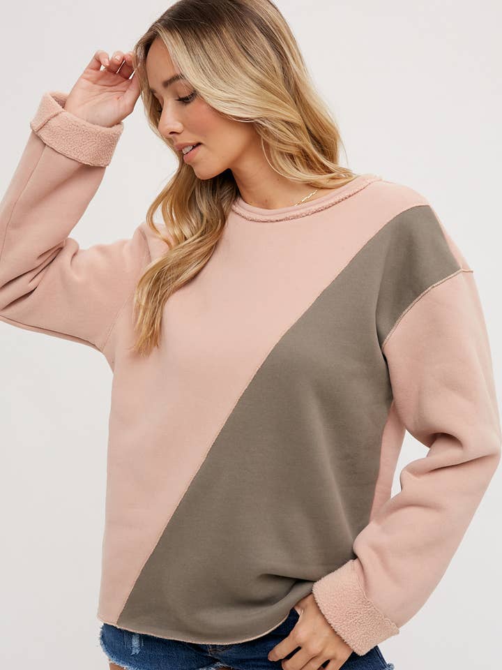 Bluivy - Vendita all'ingrosso Felpa - Donna - FELPE COLOR BLOCK0