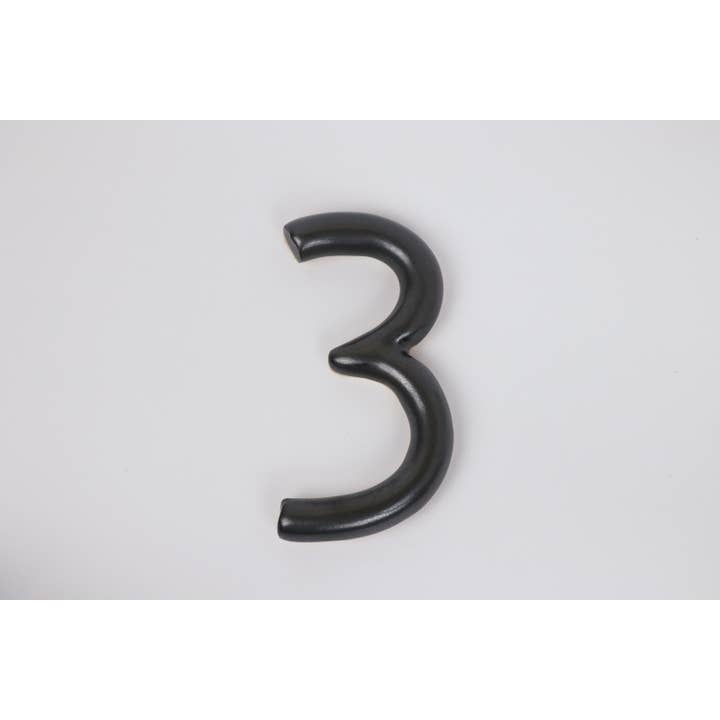 Numéro d'adresse de la maison à bulles - Noir pour la vente par Touchstone