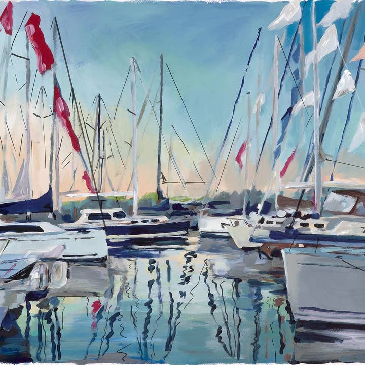 Impression sur le quai pour la vente par Kim Hovell Art