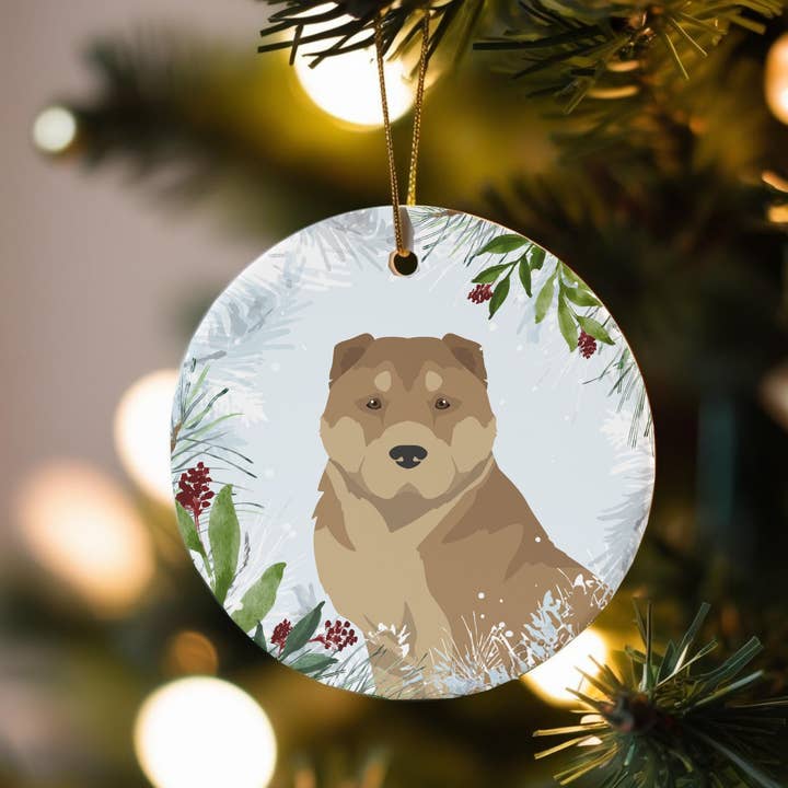 Armenischer Gampr-Hund Keramik-Weihnachtsornamente für den Großhandel von Canine Companions