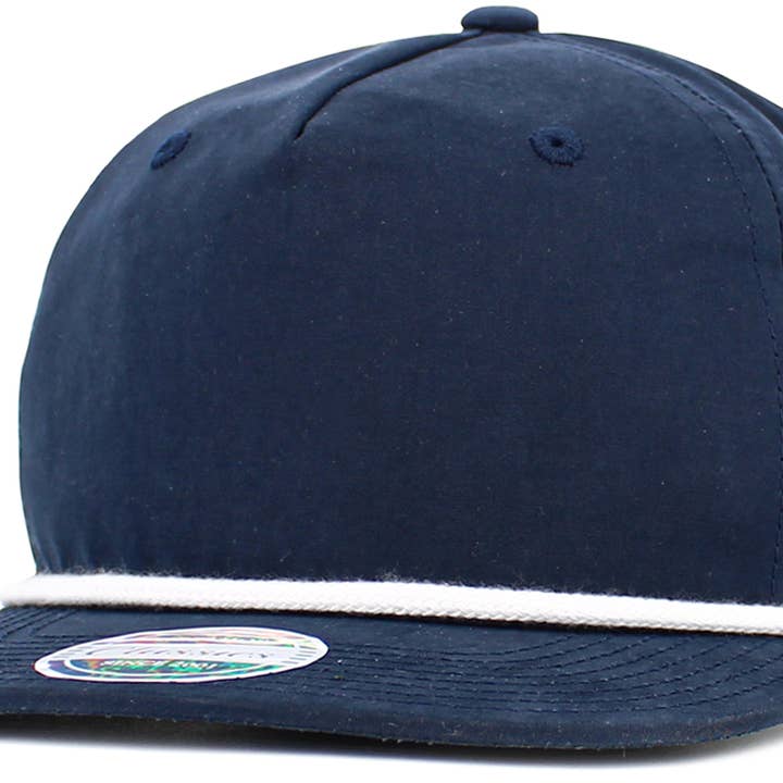 KBETHOS - Venta al por mayor Gorra snapback - Unisex - Gorra snapback de 5 paneles sin estructura con cuerda de algodón peinado y poliéster9