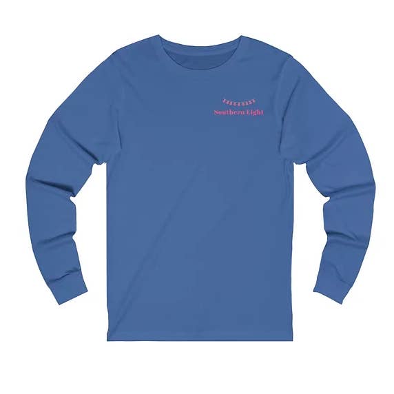 His or Hers Jersey Long Sleeve Tee for wholesale by Southern Light