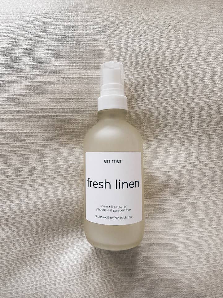 en mer | fresh linen | room + linen spray for wholesale by en mer, co