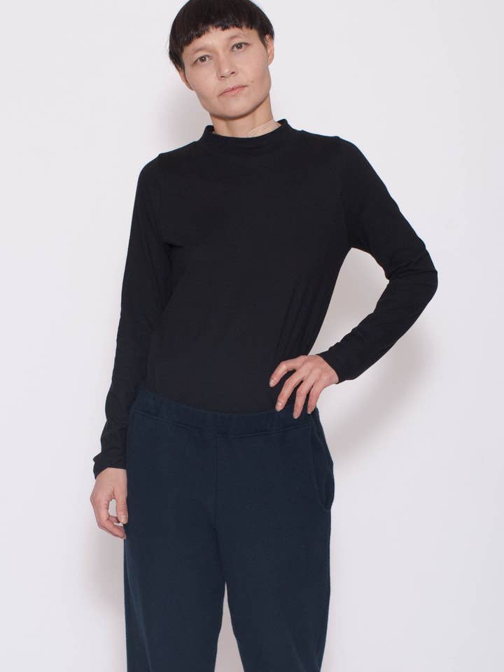 Långärmad Bas gjord av Tencel™ lyocell - svart för wholesale av KOLO Berlin