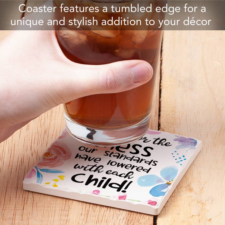 Conimar Promotions - Wholesale Coasters - "Sorry For The Mess" Single Tumbled Tile Coaster 5