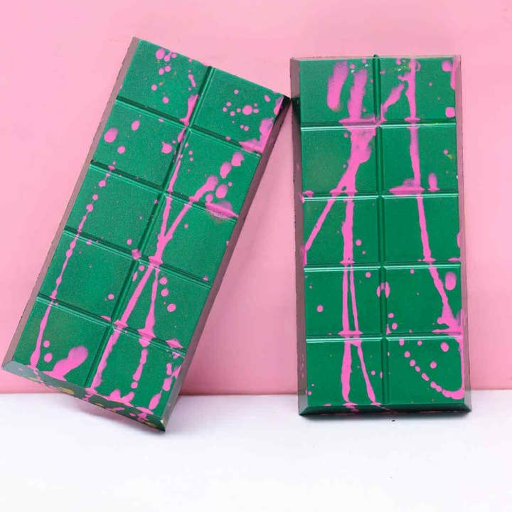 Strawberry Matcha Bar for wholesale by Dallmann Confections Inc