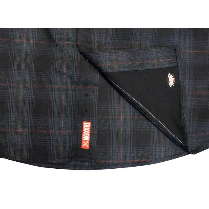 The Phantom Black Flys x Dixxon Men's Flannel Collab for wholesale on Faire