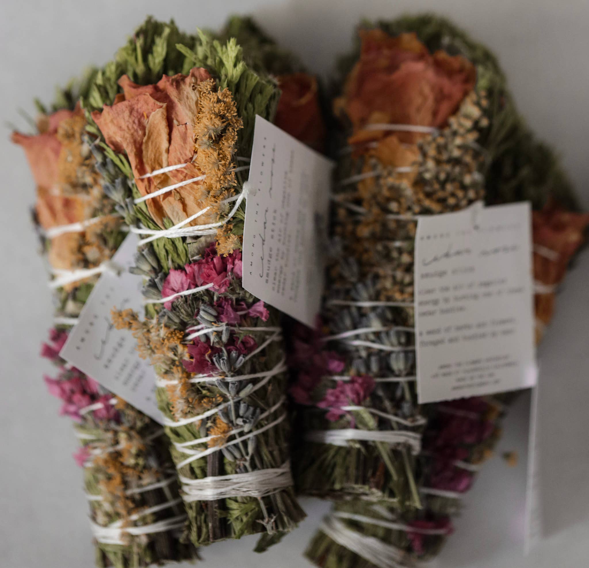 Among the Flowers - Wholesale Smudge Stick - Floral Smudge Wands5