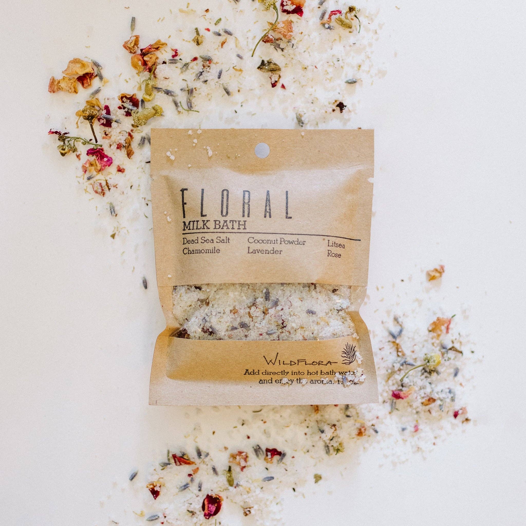 WildFlora - Wholesale Bath Salts - Wholesale WildFlora Bath Salts - Single Splash Packets4