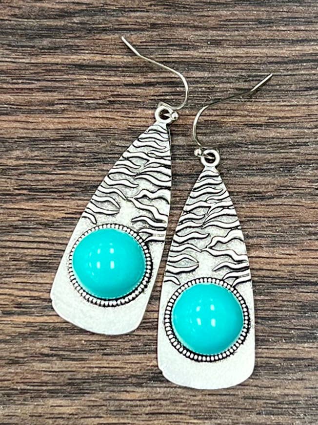 720732, Turquoise Earrings for wholesale by ISAC Trading Inc