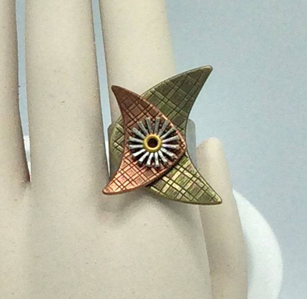 Alchemy Inc - Wholesale Cocktail/Statement Ring - Mid Century Ring - R67