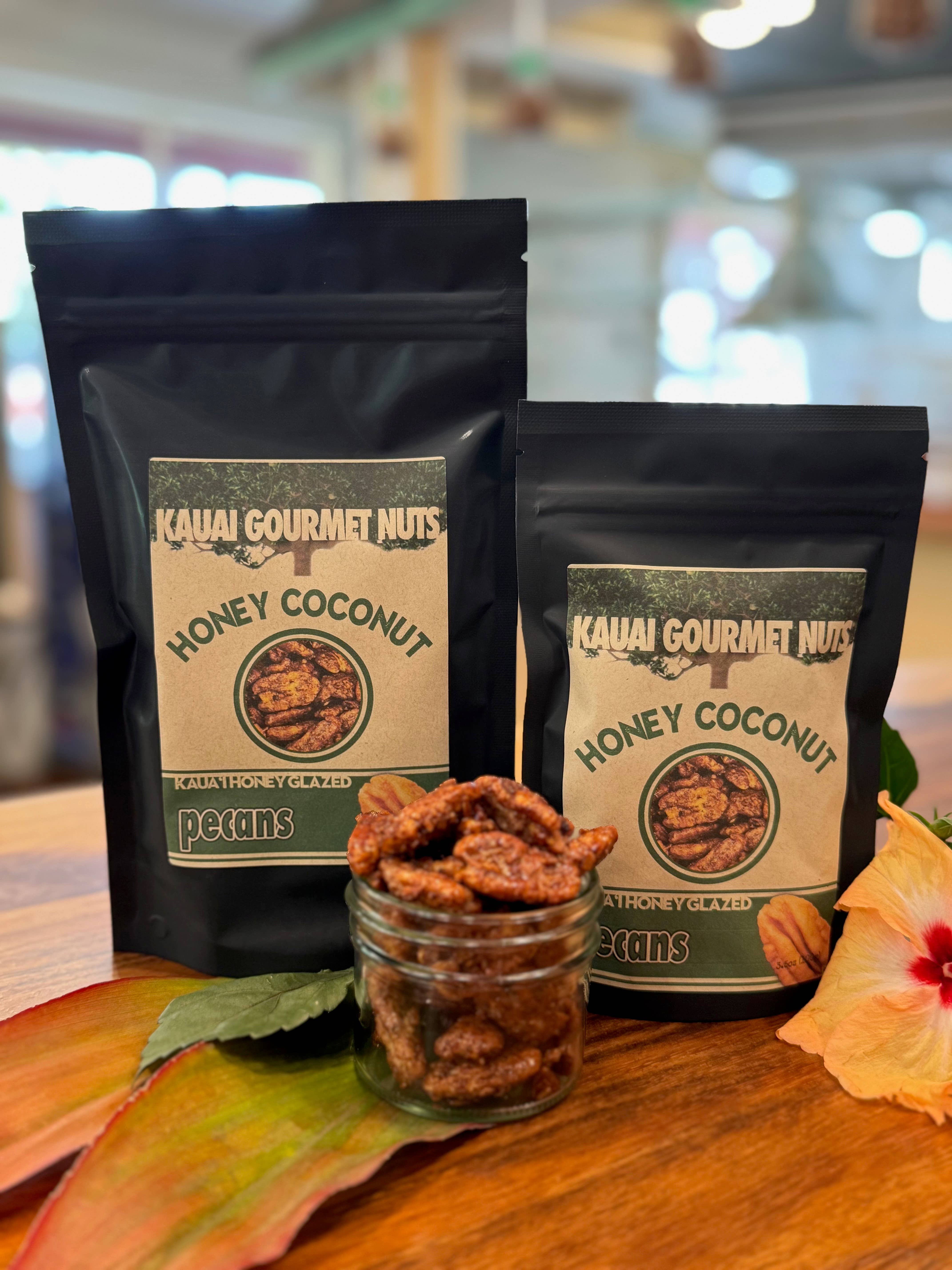 Kauai Gourmet Nuts - Wholesale Nuts - Honey Coconut Pecans