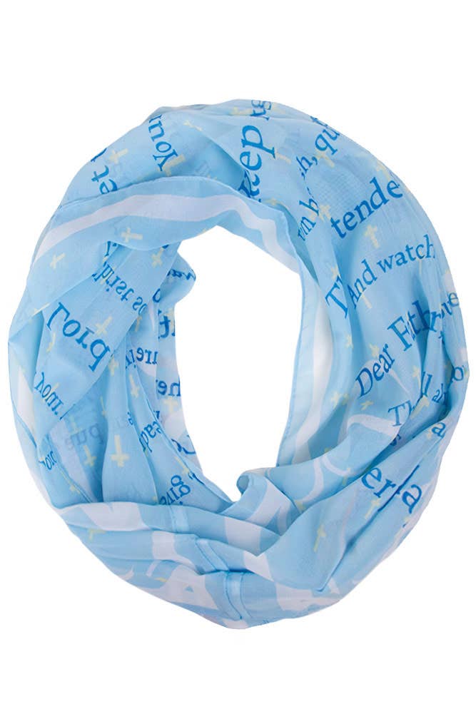 Hana - Wholesale Scarf - Women's - MOTHER'S PRAYER Religious Theme Infinity Scarf1