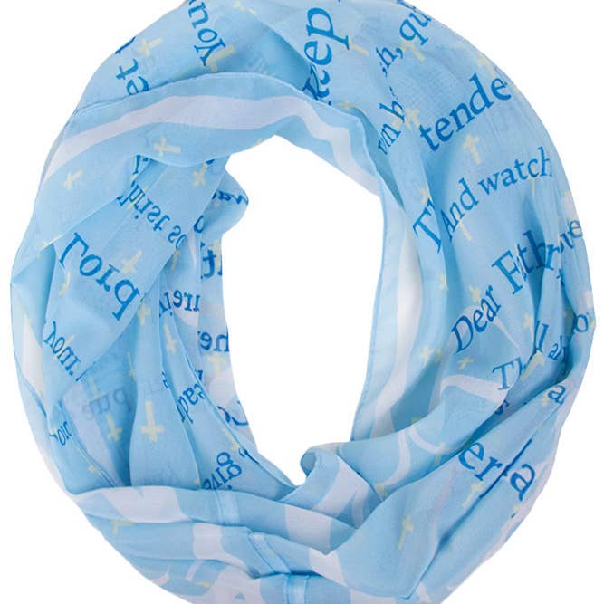 Hana - Wholesale Scarf - Women's - MOTHER'S PRAYER Religious Theme Infinity Scarf1