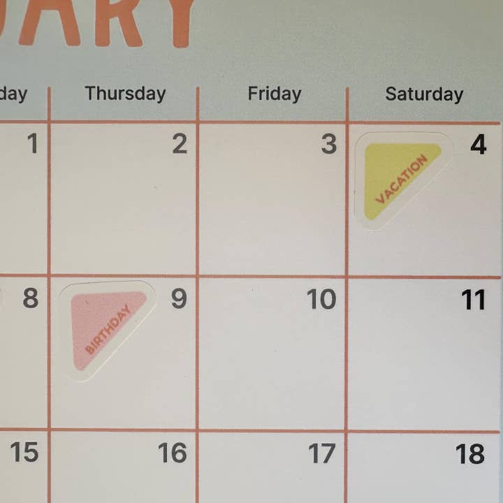 At the Dot Design - Wholesale Sticker - Planner Sticker Set for Calendar & Event Organization6