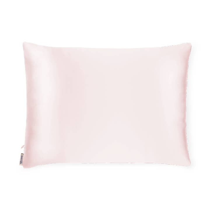Pink Travel Size Silk Pillowcase for wholesale by Shhh Silk