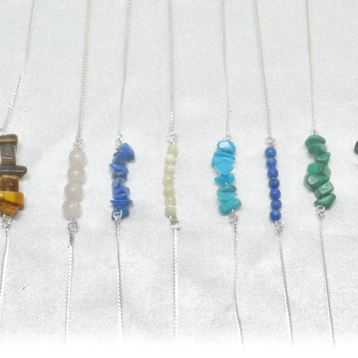 Fußkettchen-Set mit 8 Stücken aus Naturperlen für den Großhandel von Iroquoise