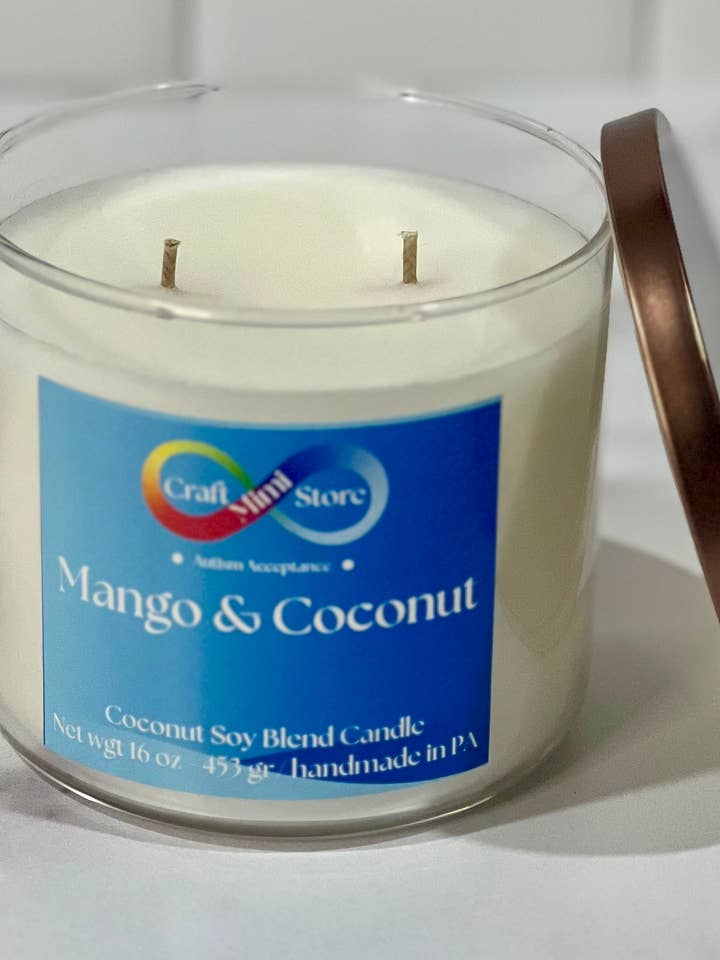 MANGO & KOKOSNUSS - 16 OZ KERZE für den Großhandel von Mimi Craft Store