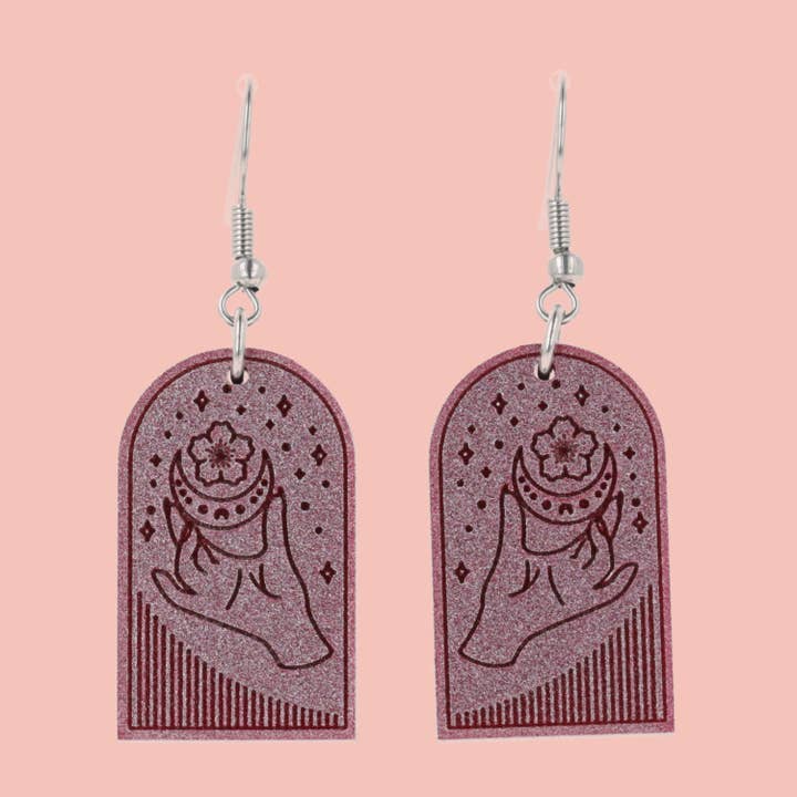 Flower Moon oorbellen voor wholesale door Sour Cherry