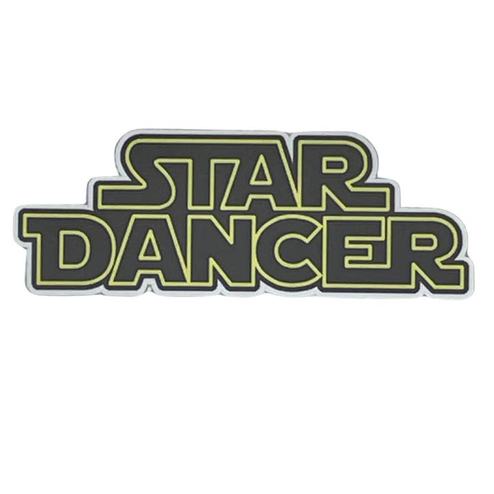 Star Dancer Sticker – Intergalactic Ballet Fun, 2 Colors for wholesale by Denali & Co.