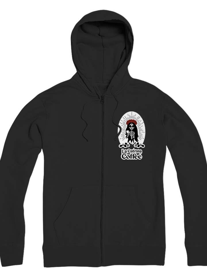 La Catrina Coffee Classic Logo Collection Premium Hoodie för vuxna för wholesale av La Catrina Coffee