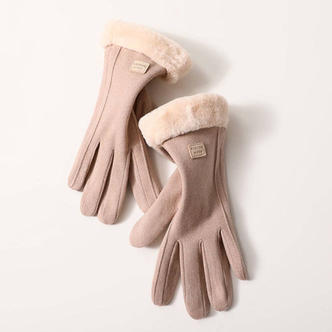 Funkyrel® Atzbranding Limited - Wholesale Gloves - Women's - Gloving - Thicken Thermal Gloves with Coral Fleece Lining2