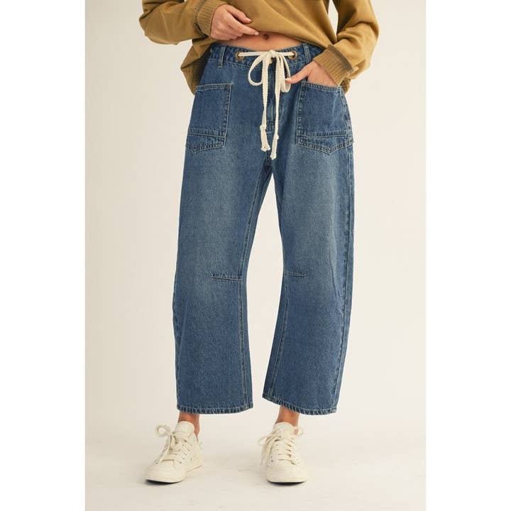 Jeans in denim lavato per la vendita all'ingrosso da parte di STYLE USA