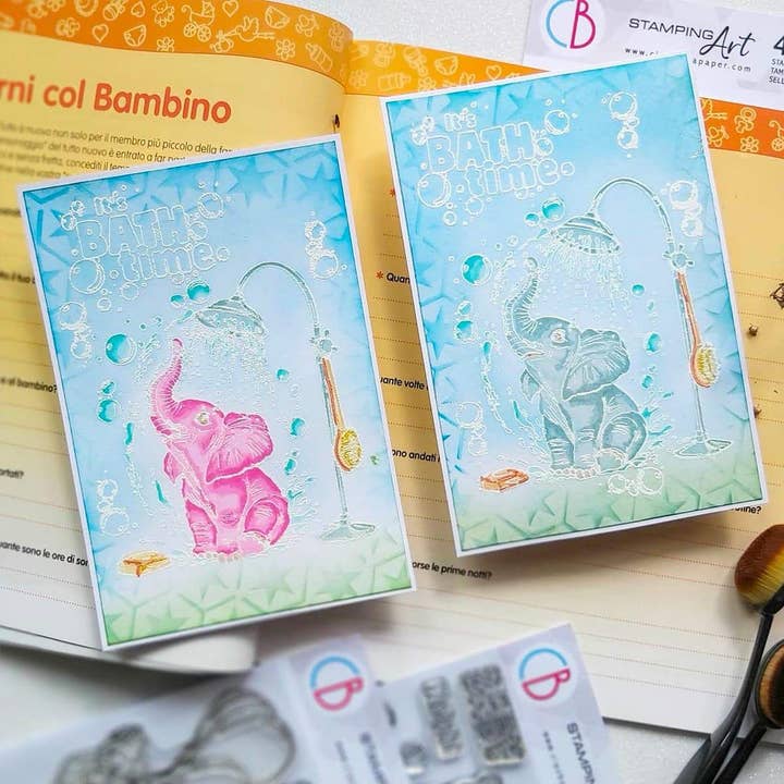 Ecstasy Crafts Distributing - Wholesale Notepad - Ciao Bella My First Year Paper Pad 6"x6" 24/Pkg20