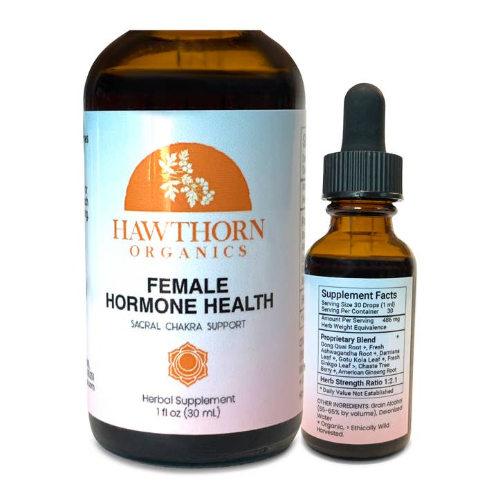 Hawthorn Organics - Wholesale Oral Supplement/Vitamin - Female Health - Sacral Chakra Support