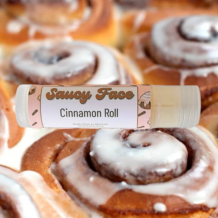 Bálsamo labial em rolo de canela por atacado de Saucy Face Lip Co.