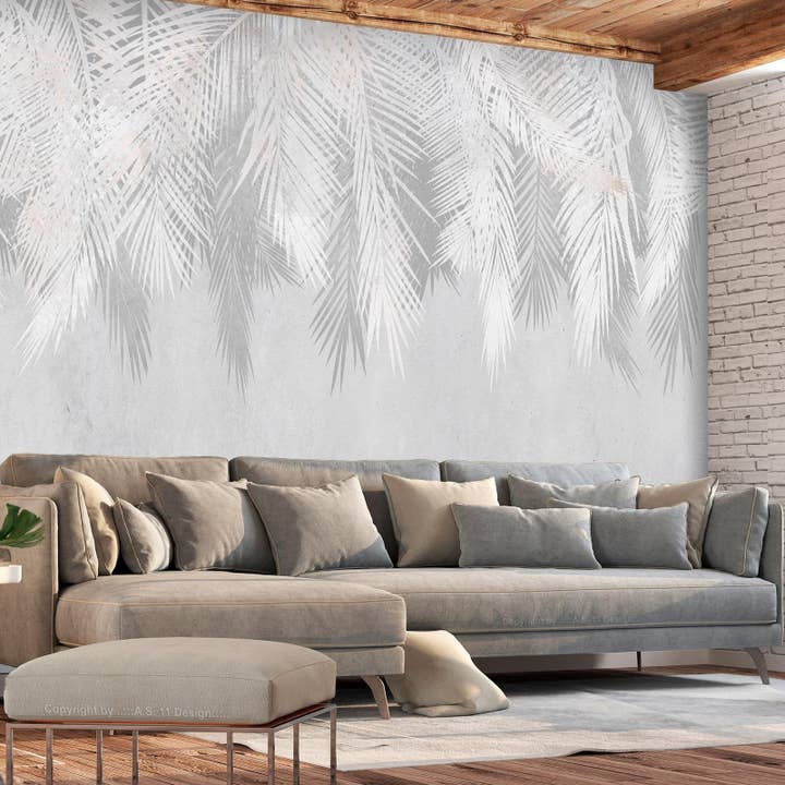 Papier peint photo - Pale Palms pour la vente par IlyDecor