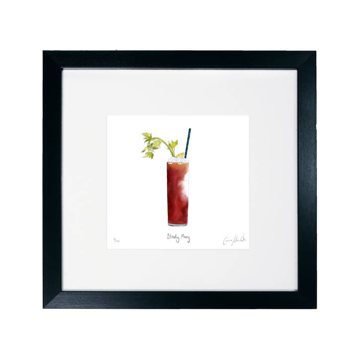 Bloody Mary Cocktail - Stampa artistica incorniciata - Arte della cucina per la vendita all'ingrosso da parte di Corinne Alexander