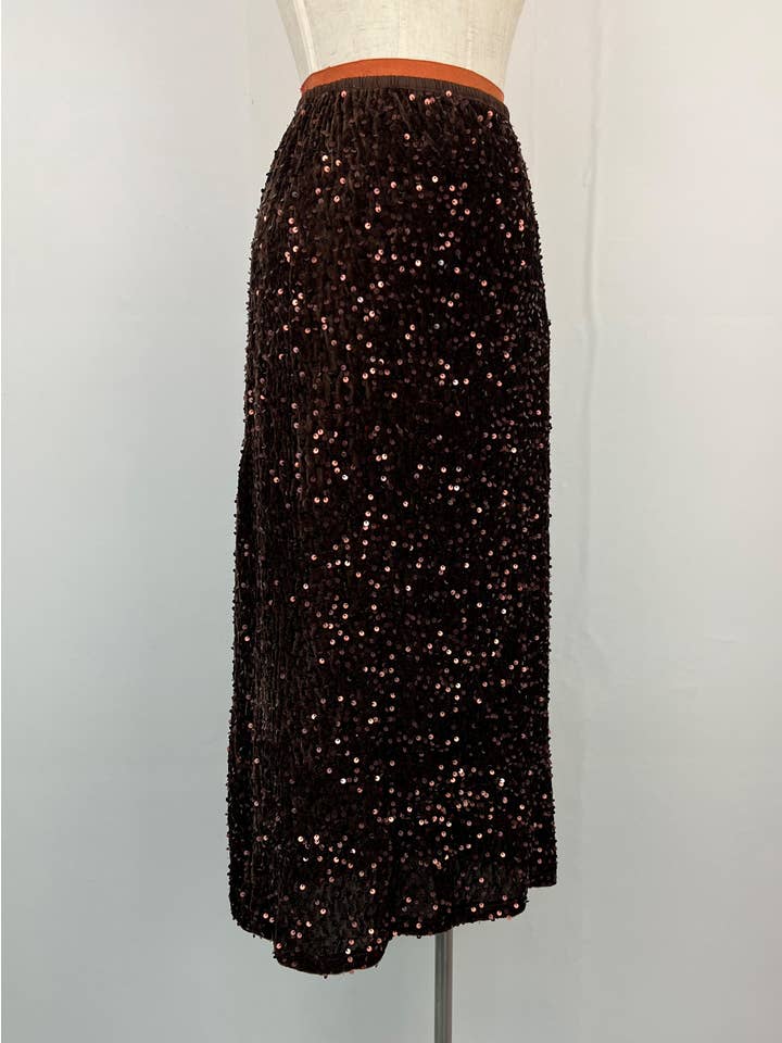 aikha - Wholesale Skirt - Women's - Sequined Skirt(07-3572)5