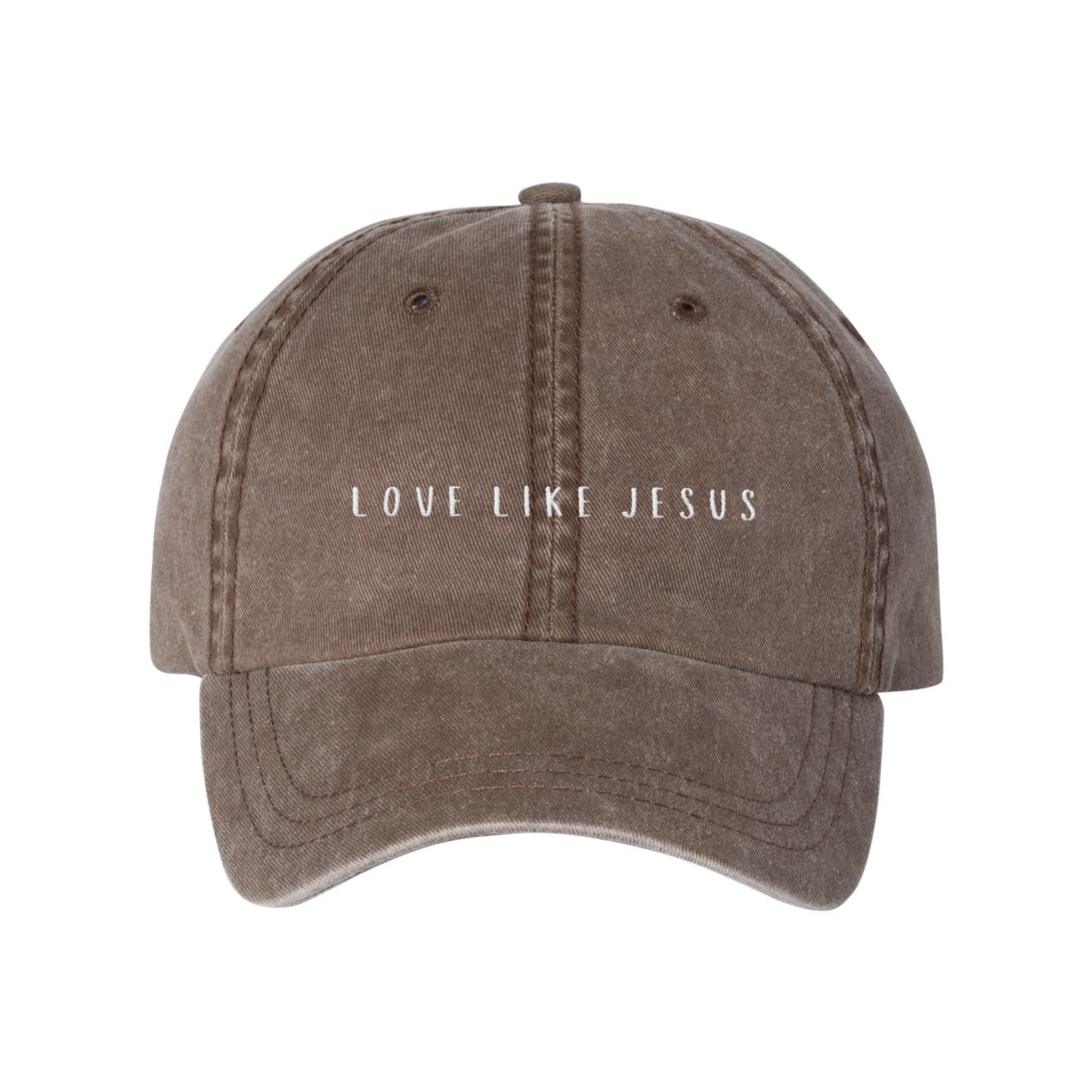 Scripted Pearl - Wholesale Baseball Cap - Women's - Love Like Jesus Embroidered Baseball Cap, Christian Ball Hat9
