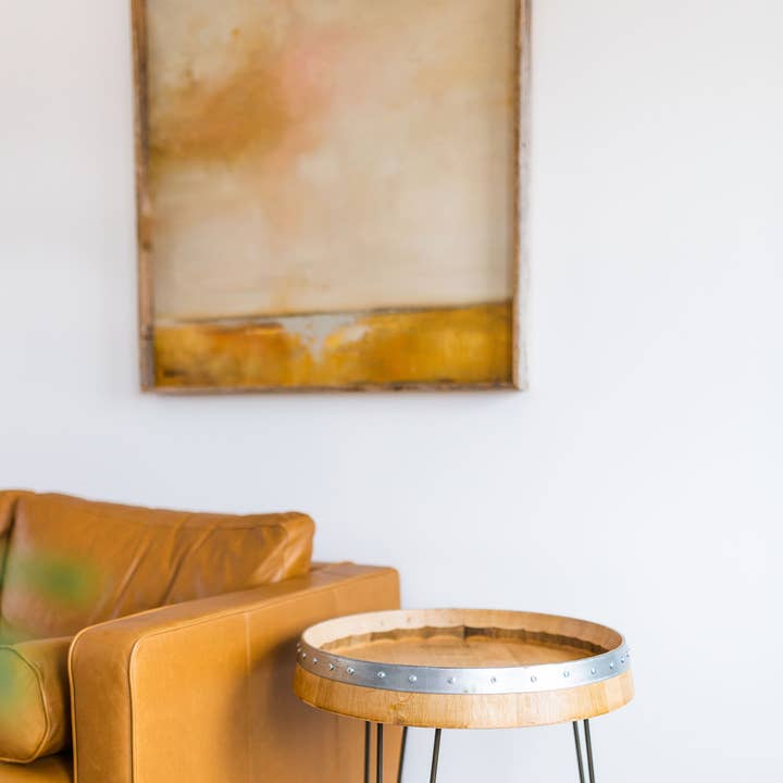 Wine Barrel Occasional Table for wholesale by Sono Inspired