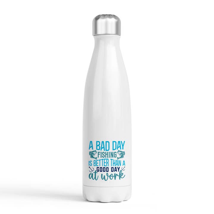 Vissen Themed Drinkfles - 500ml - Slechte Dag Vissen voor wholesale door Noble & Page