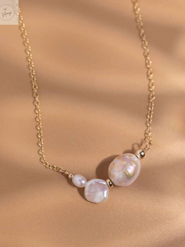 Collier Dreamer ~ Collier de perles baroques pour la vente par xo, Mango